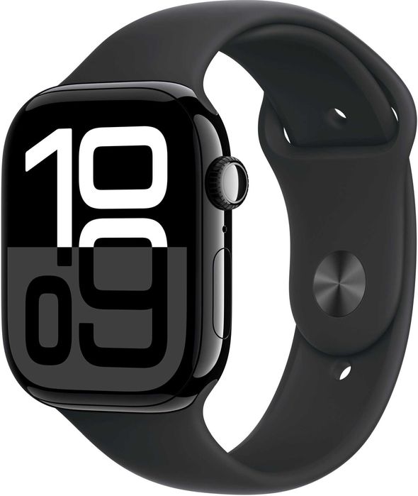 Apple Watch 10 GPS 46mm koperta z aluminium onyks + pasek M/L Czarny
