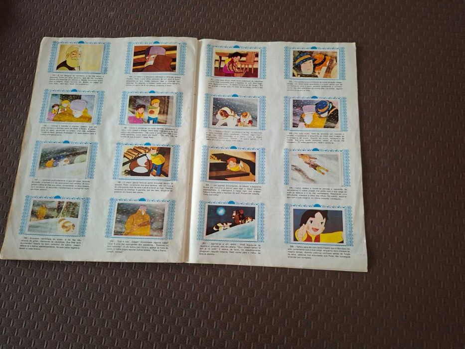 Caderneta de cromos - Heidi (Completa com 210 cromos)