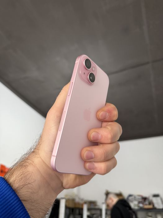 Apple iphone 15 128 gb 92% айфон 15 рожевий фіз сім