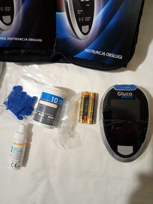 Gluco maxx новый глюкометр и 10 пластин
