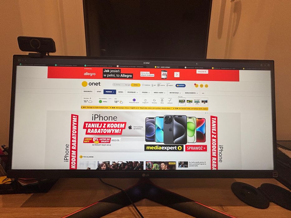 Monitor LG UltraWide 29WP60G-B 29" 2560x1080px IPS 1 ms