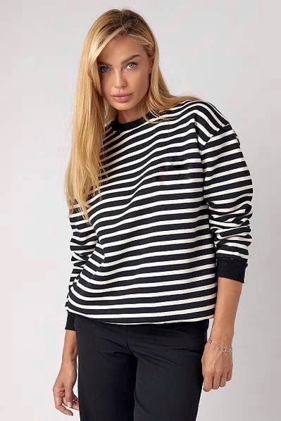 Весна Лонгслів світшот в смужку лонгслив свитшот в полоску