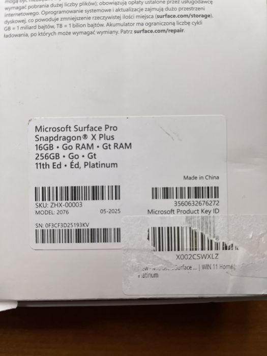 Планшет Microsoft Surface Pro 13