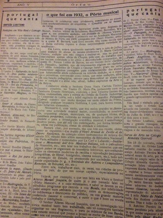 Orfeu. Jornal de arte. N.º  61,  15 de Dezembro de 1932