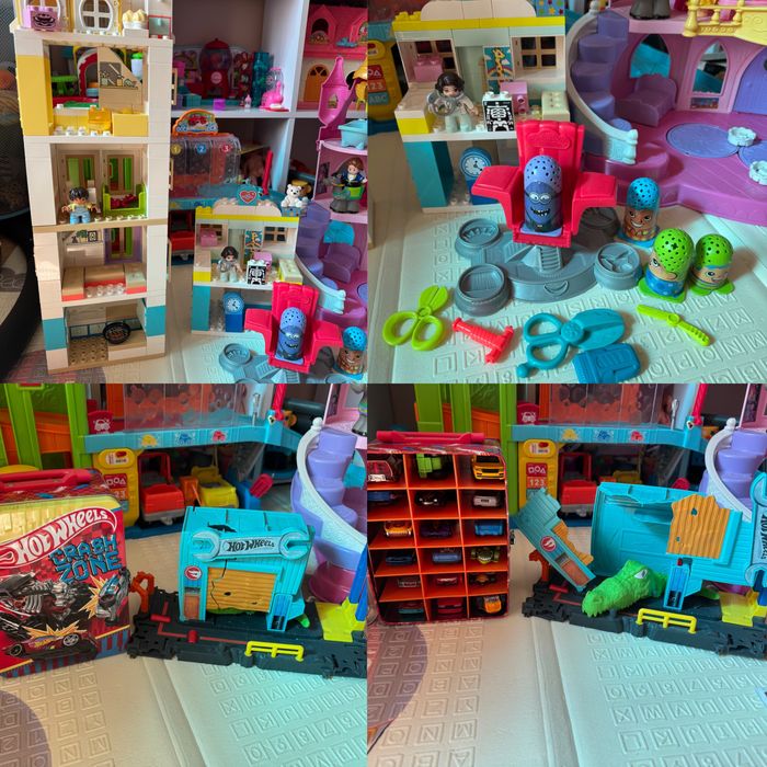 Fisher prise little people play doh lego duplo розвиваючі іграшки ляльковий будинок будиночок ігрові набори