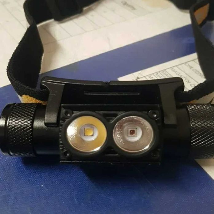 Мощный налобный фонарик H25LR LED 90 CRI  фонарь для походов, ремонта