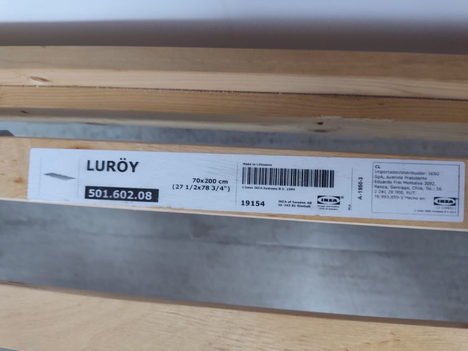 Cama IKEA com estrado (140:200) SO EM NUMERARIO