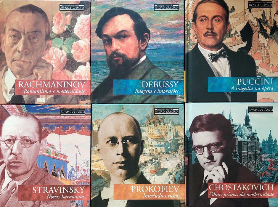 CDs da coleção Os Grandes Mestres da Música Clássica (Século XX)