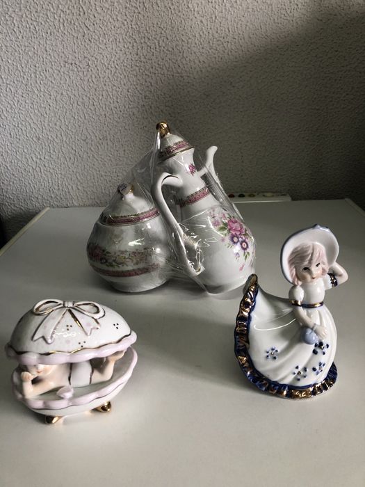 Peças em louça algumas limoges