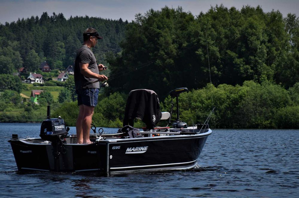 Łódź Aluminiowa Motorowa Wędkarska Marine 400 Fish DLX I 3,99 x 1,53 m