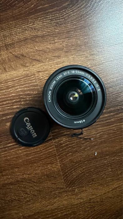 Сумка до фотоапарату + 2 обʼєктиви canon 18-55mm, canon EF 50mm 1:1.8