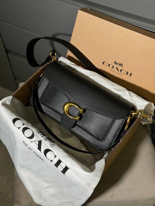 Сумка Coach Tabby / сумочка коач коуч чорна