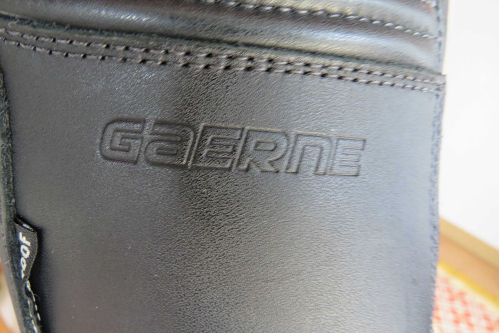 Botas Gaerne® para senhora waterproof com salto, como novas, para mota
