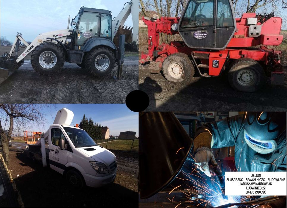 usługi podnośnikiem koszowym 22 m teleskopowym zwyżką zwyżka podnośnik