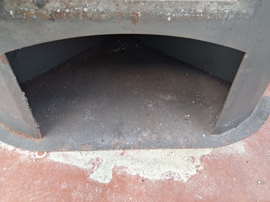 Salamandra e fogao em ferro com tubos em inox incluidos