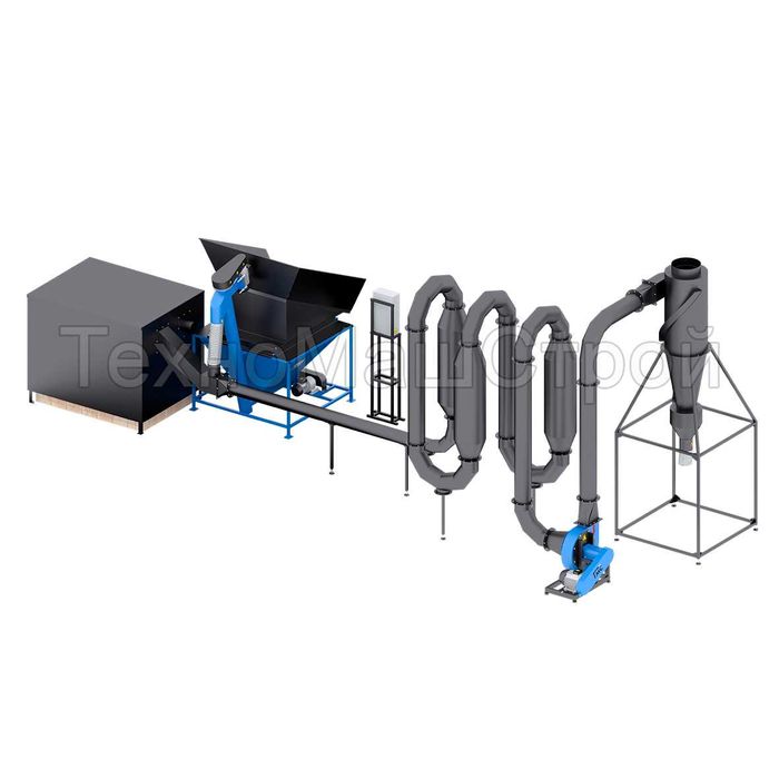 Аеродинамічний сушильний комплекс СА600 Сушка опилок