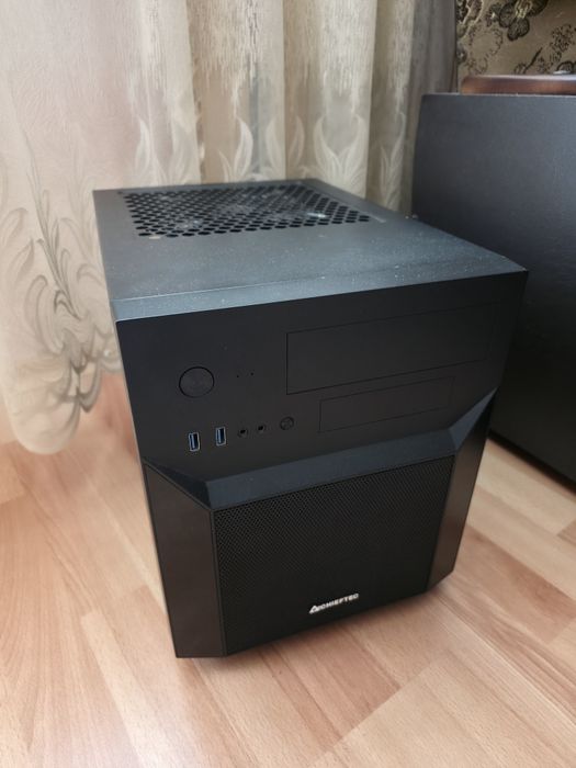 Корпус CHIEFTEC Gaming Cube CI-02B, без БП, 2xUSB3.0, чорний, mATX