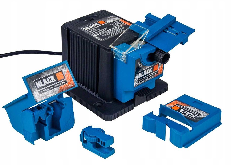 Elektryczna Ostrzałka Wielofunkcyjna BLACK 230V 6700 obr/min
