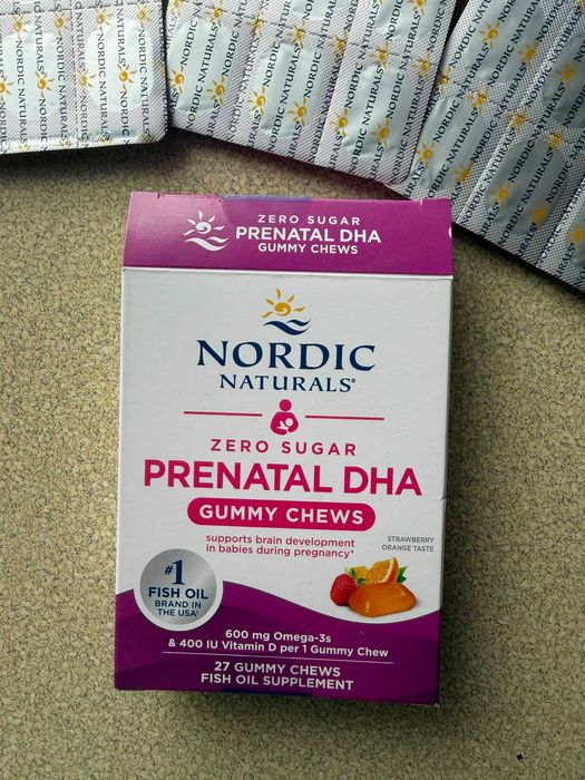 Nordic Naturals, Prenatal DHA bez cukru