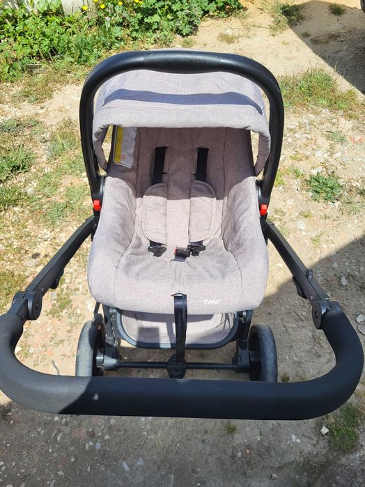 Carrinho duo convertível em trio