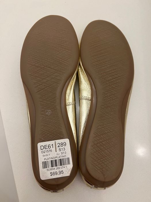 Skórzane baleriny Le Château