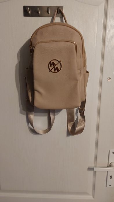 Plecak bezowy Eko skorka nowy