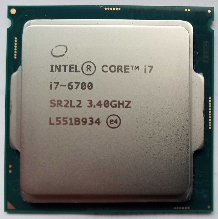 Procesor i7 6700 (L551B934); Socket 1151