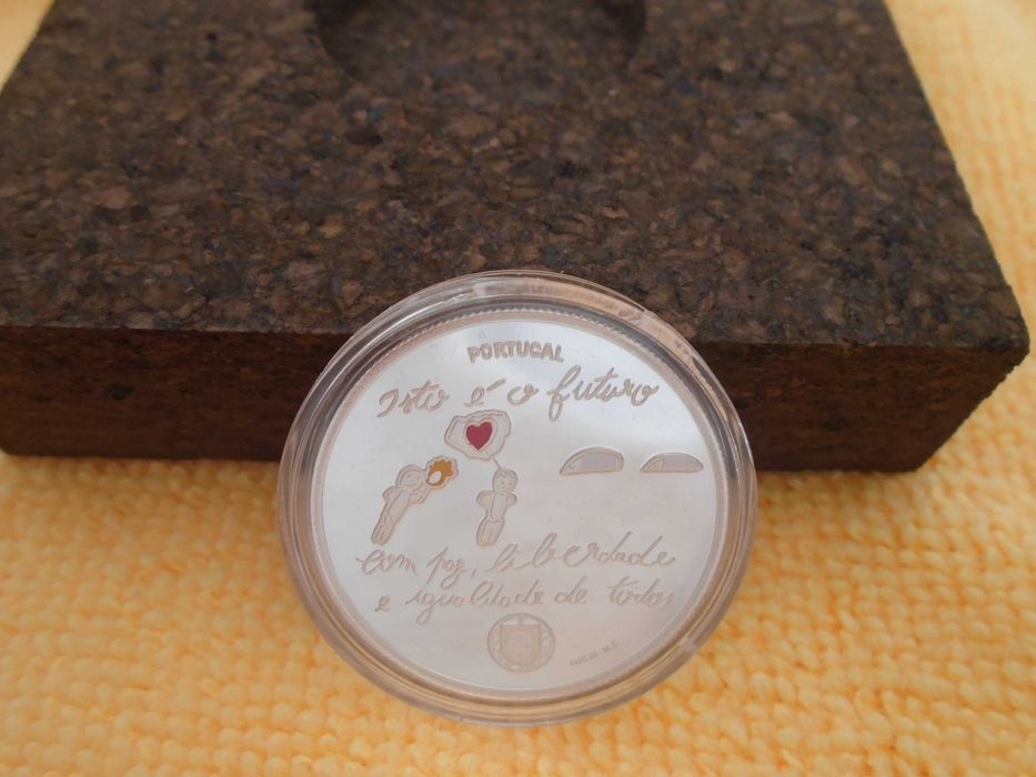 Moeda Prata Proof O FUTURO