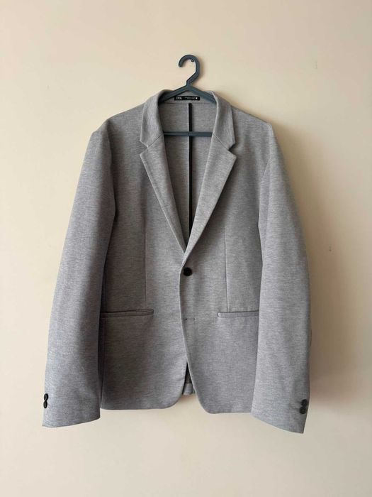 Fato Completo Zara Homem Cinzento Claro - Casaco + Calças
