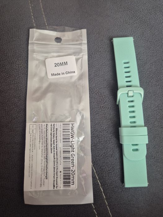 Nowy pasek do zegarka smartwatcha 20mm mietowy
