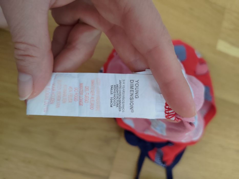 Góra od bikini kostiumu Primark top kąpielowy 3-4 l dziewczęcy
