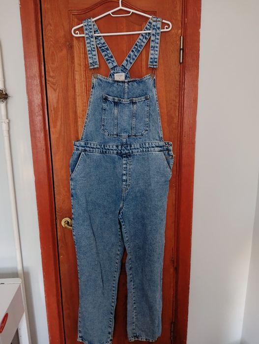 Джинсовий комбінезон. XL
