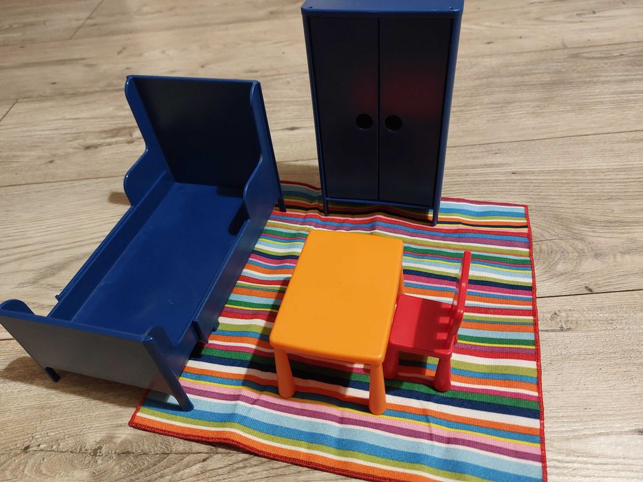 KidKraft domek dla lalek drewniany maxi wys. 121 cm + mebelki Ikea