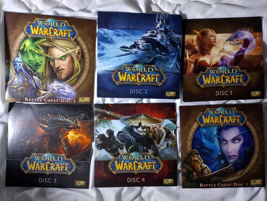 Коллекция дисков CD  World of Warcraft
