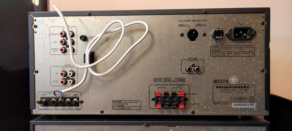 Wieża amplituner Marantz TA-52, magnetofon kasetowy Marantz SD 155 ...