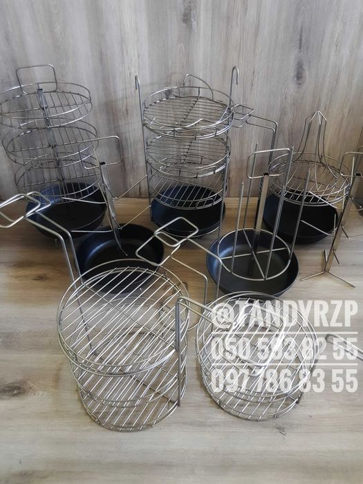 Набор гриль 4 в 1 з жаровней  ТАНДИР (22-40см). Аксессуары для тандыра