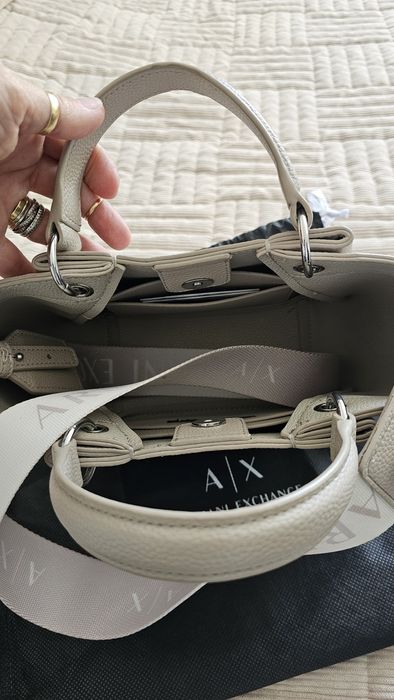 Bolsa Armani beje
