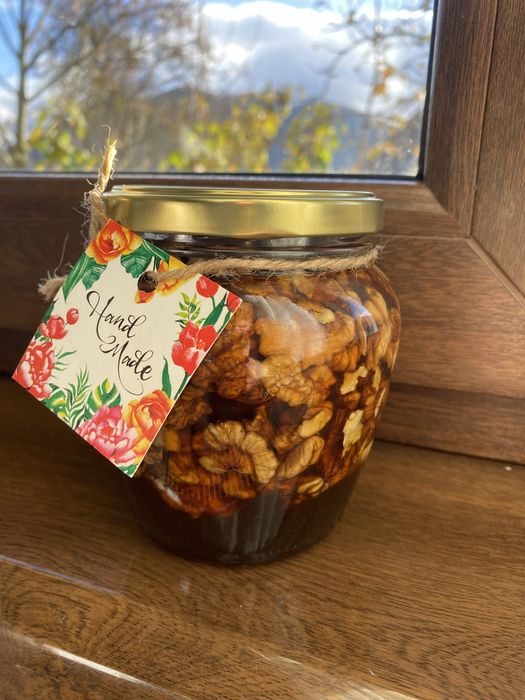 Мед домашній різнотравʼя натуральний карпатський