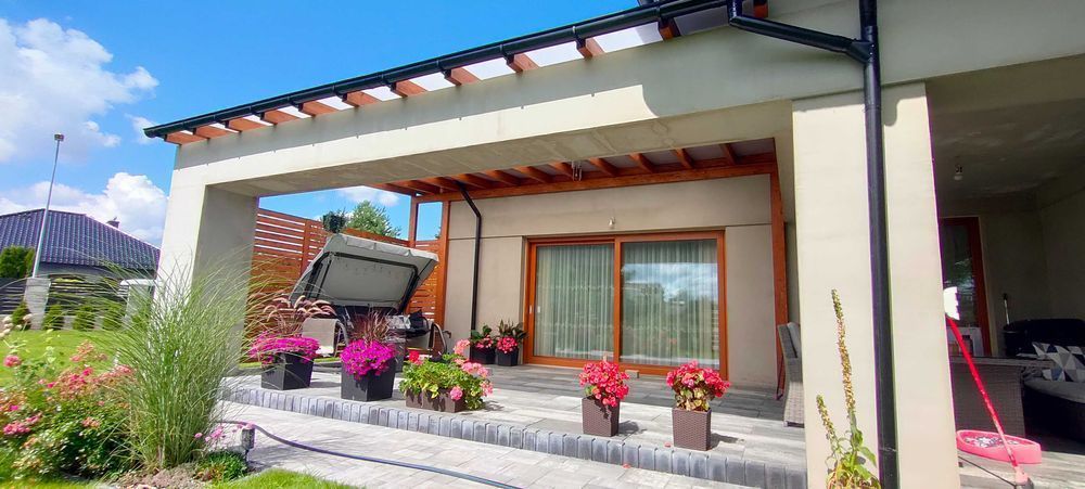 Zadaszenie tarasu taras wiata altana pergola pergola tarasowa pergola ogrodowa taras drewniany carport zabudowa tarasu oranżeria ogród zimowy
