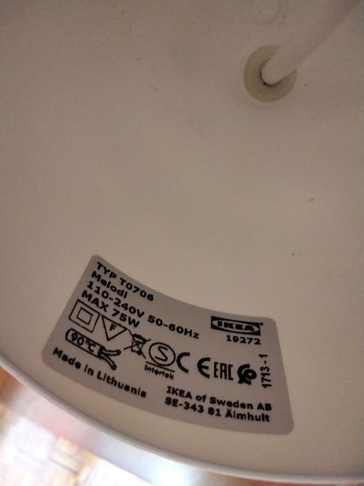Candeeiro melodi ikea64862391155330121