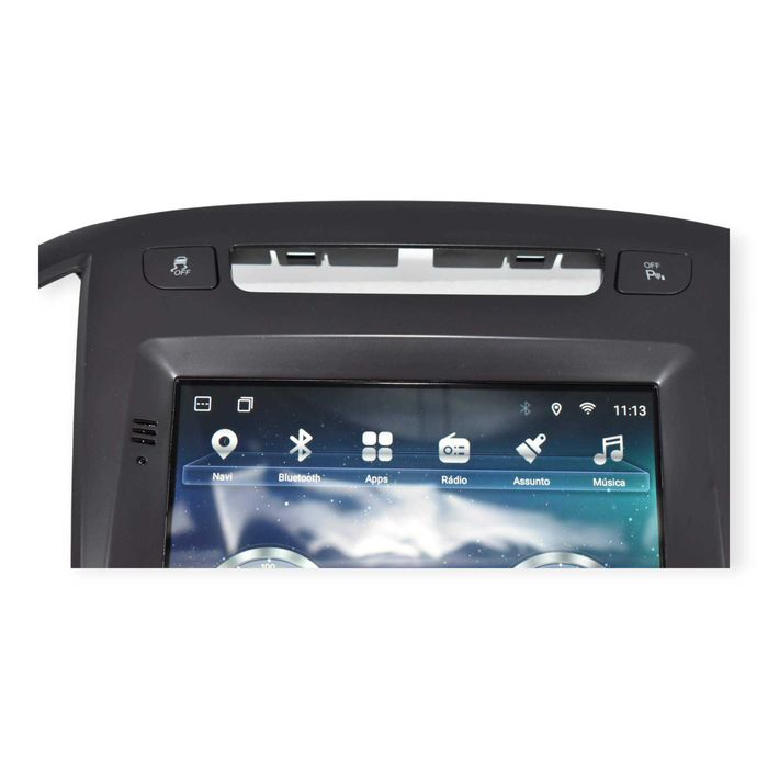 Opel Insignia de 2009 a 2013 Rádio Android Carplay Ecrã Estilo Tesla