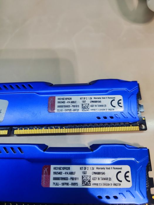 DDR3-1600 8GB HyperX Fury (HX316C10F/8) PC3-12800  оперативна пам'ять