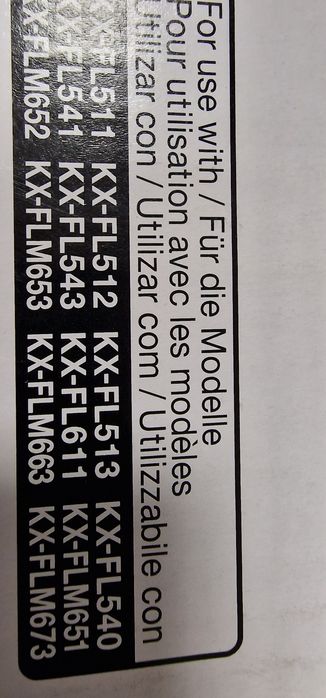 Toner panasonic kx- fa83x