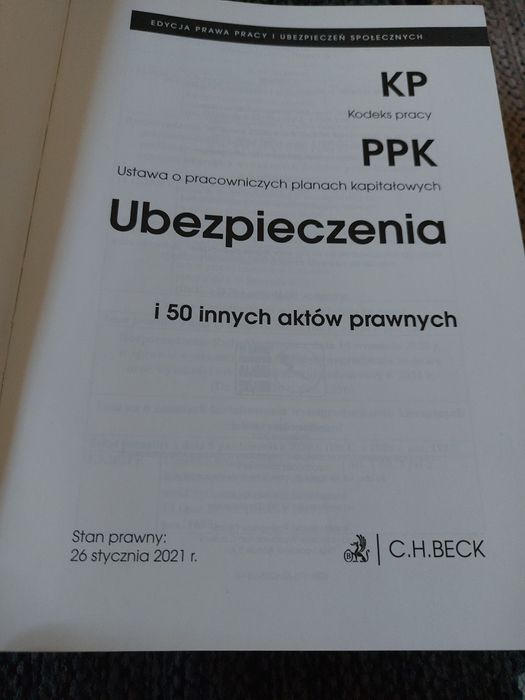 Kodeks pracy - Zbiór aktów prawnych