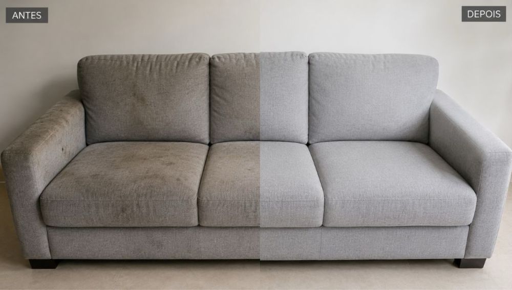 Limpeza e higienização de Sofás