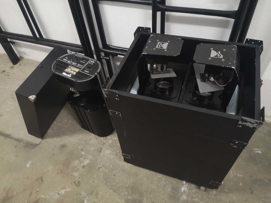 Luz de palco - 3 Scanners DMX