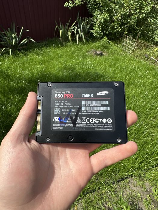 SSD Samsung 850pro 256gb