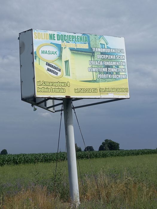 Sprzedam w całości bilbord reklamowy, baner ,reklama stacjonarna .