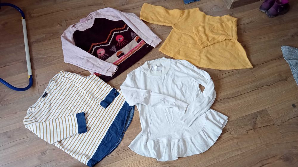 Paka zestaw ubrań ciuchów M L ok 70szt spodnie swetry bluzy Zara