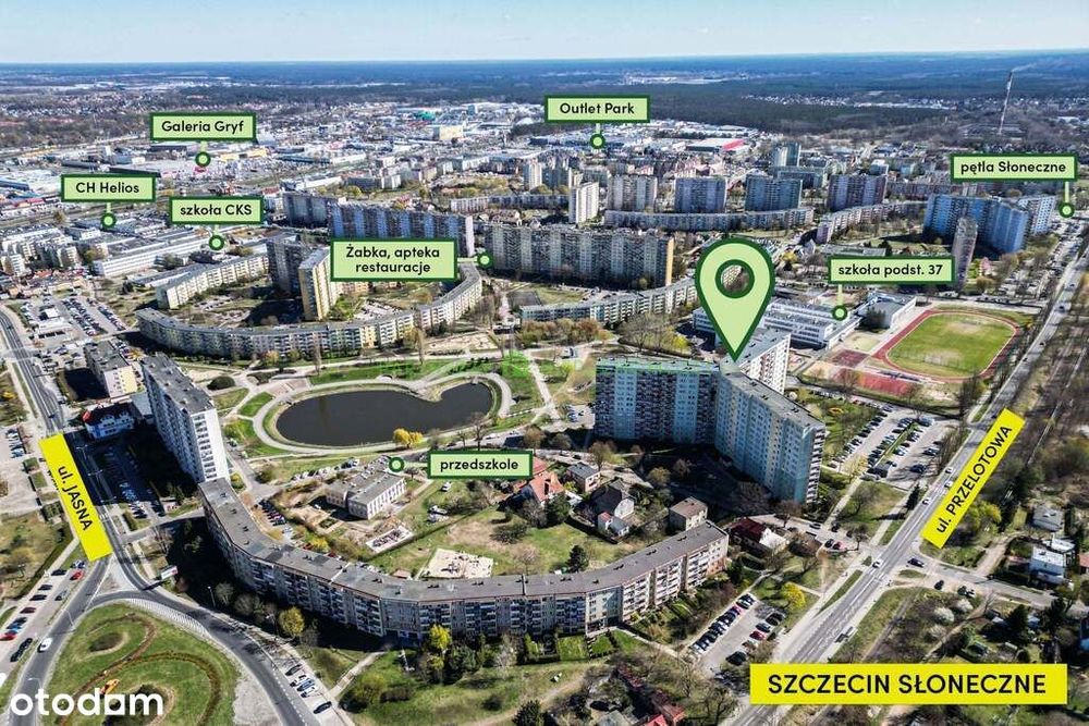 Mieszkanie 3-pokojowe na osiedlu Słonecznym